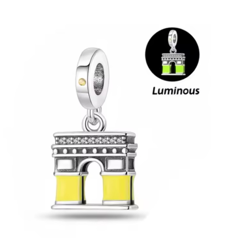 NWOT Arc de Triomphe Luminous Dangle Charm Sterling Silver 925